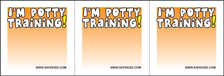 "Im Potty Training" Stickers - Pack of 200 