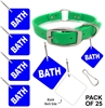 "Bath" Alert Tag - Pack of 25 