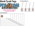 Blank Tyvek Tags (PolyArt Substitute) - Box of 1000 - HT-Blank Tyvek Tags-PT1