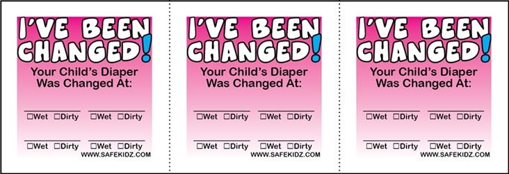 "Ive Been Changed" Stickers - Pack of 200 