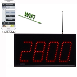 WiFi Visual-Pager® Display - Microframe Model D4540 (4-Digit)  