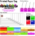 Printed Paper Tags - Box of 1000 - HT-Paper Tags1-White