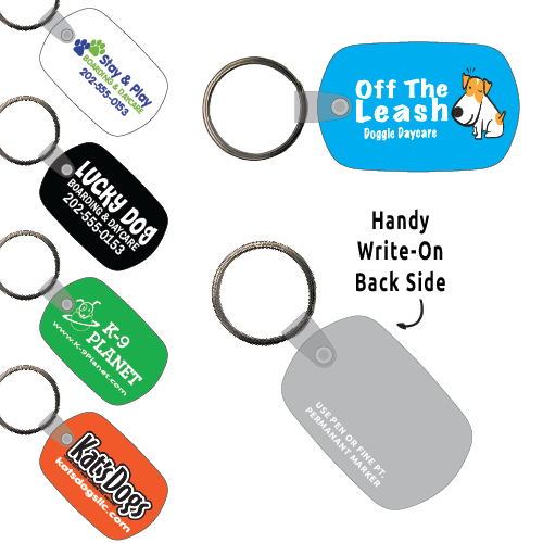 Ring-Its Leash/Collar Tags - Standard Oval 