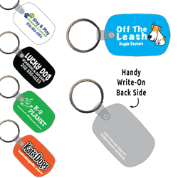 Ring-Its Leash/Collar Tags - Standard Oval 