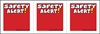 "Safety Alert" Stickers - Pack of 200 