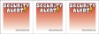 "Security Alert" Stickers - Pack of 200 