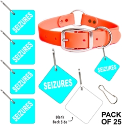"Seizures" Alert Tag - Pack of 25 