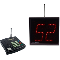 Wireless Visual-Pager® System - Microframe Model 35201 (2-Digit) 